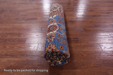 Blue Super Kazak Hand Knotted Wool Rug - 8' 11" X 12' 6" - Golden Nile