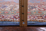Blue Super Kazak Hand Knotted Wool Rug - 8' 11" X 12' 6" - Golden Nile