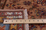 Super Kazak Hand Knotted Wool Rug - 4' 11" X 6' 8" - Golden Nile