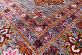 Super Kazak Hand Knotted Wool Rug - 4' 11" X 6' 11" - Golden Nile