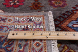 Super Kazak Hand Knotted Wool Rug - 4' 11" X 6' 11" - Golden Nile