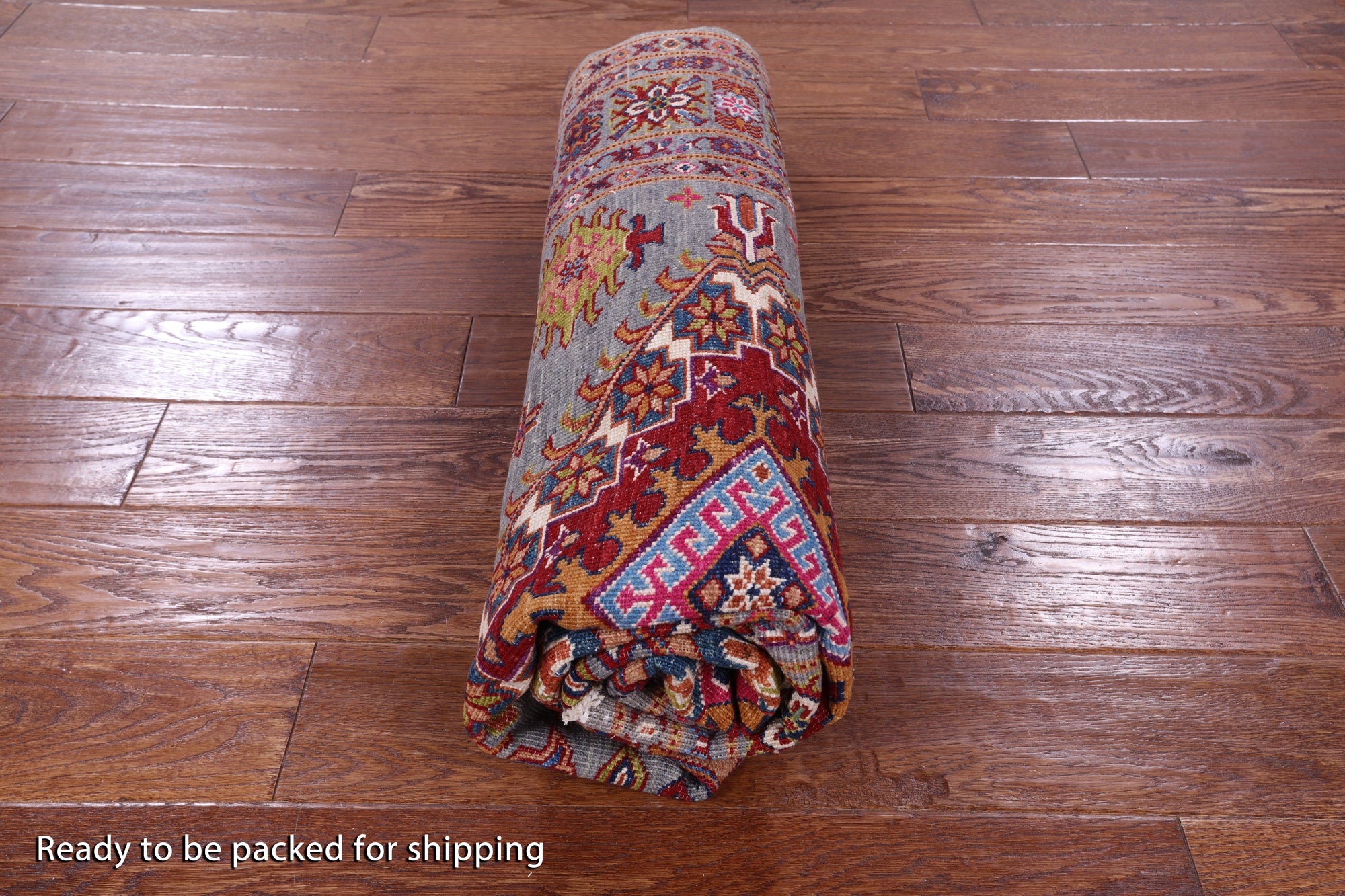 Super Kazak Hand Knotted Wool Rug - 4' 11" X 6' 11" - Golden Nile