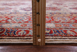 Ivory Super Kazak Hand Knotted Wool Rug - 6' 5" X 8' 11" - Golden Nile