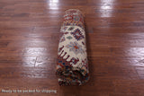 Ivory Super Kazak Hand Knotted Wool Rug - 6' 5" X 8' 11" - Golden Nile