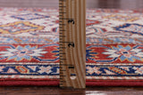 Ivory Super Kazak Hand Knotted Wool Runner Rug - 2' 9" X 9' 6" - Golden Nile