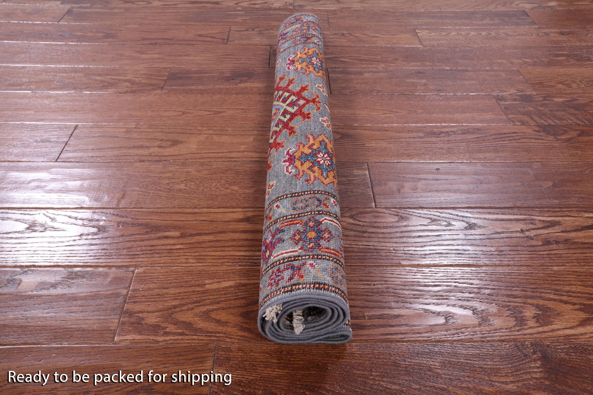 Super Kazak Hand Knotted Wool Rug - 2' 10" X 4' 0" - Golden Nile