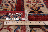 Red Garden Design Persian Handmade Wool Rug - 5' 6" X 8' 2" - Golden Nile