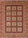 Garden Design Persian Hand Knotted Wool Rug - 5' 8" X 7' 8" - Golden Nile