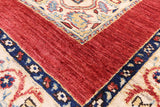 Red Garden Design Persian Hand Knotted Wool Rug - 5' 1" X 6' 10" - Golden Nile