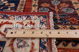 Red Garden Design Persian Hand Knotted Wool Runner Rug - 2' 7" X 9' 4" - Golden Nile