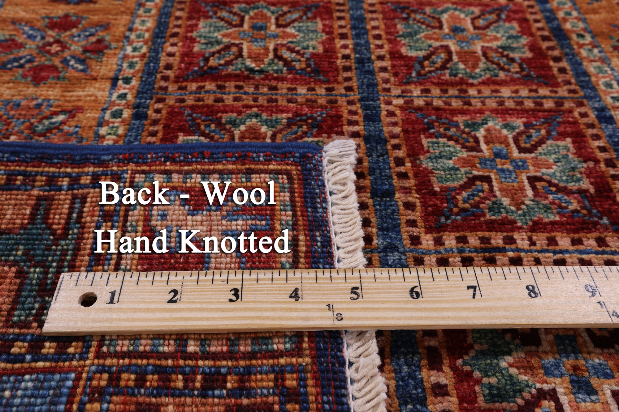 Antiqued Pazyryk Historical Design Hand Knotted Wool Rug - 3' 5" X 4' 11" - Golden Nile