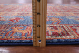 Antiqued Pazyryk Historical Design Hand Knotted Wool Rug - 3' 5" X 4' 11" - Golden Nile