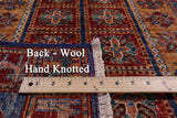 Antiqued Pazyryk Historical Design Hand Knotted Wool Rug - 3' 3" X 5' 0" - Golden Nile