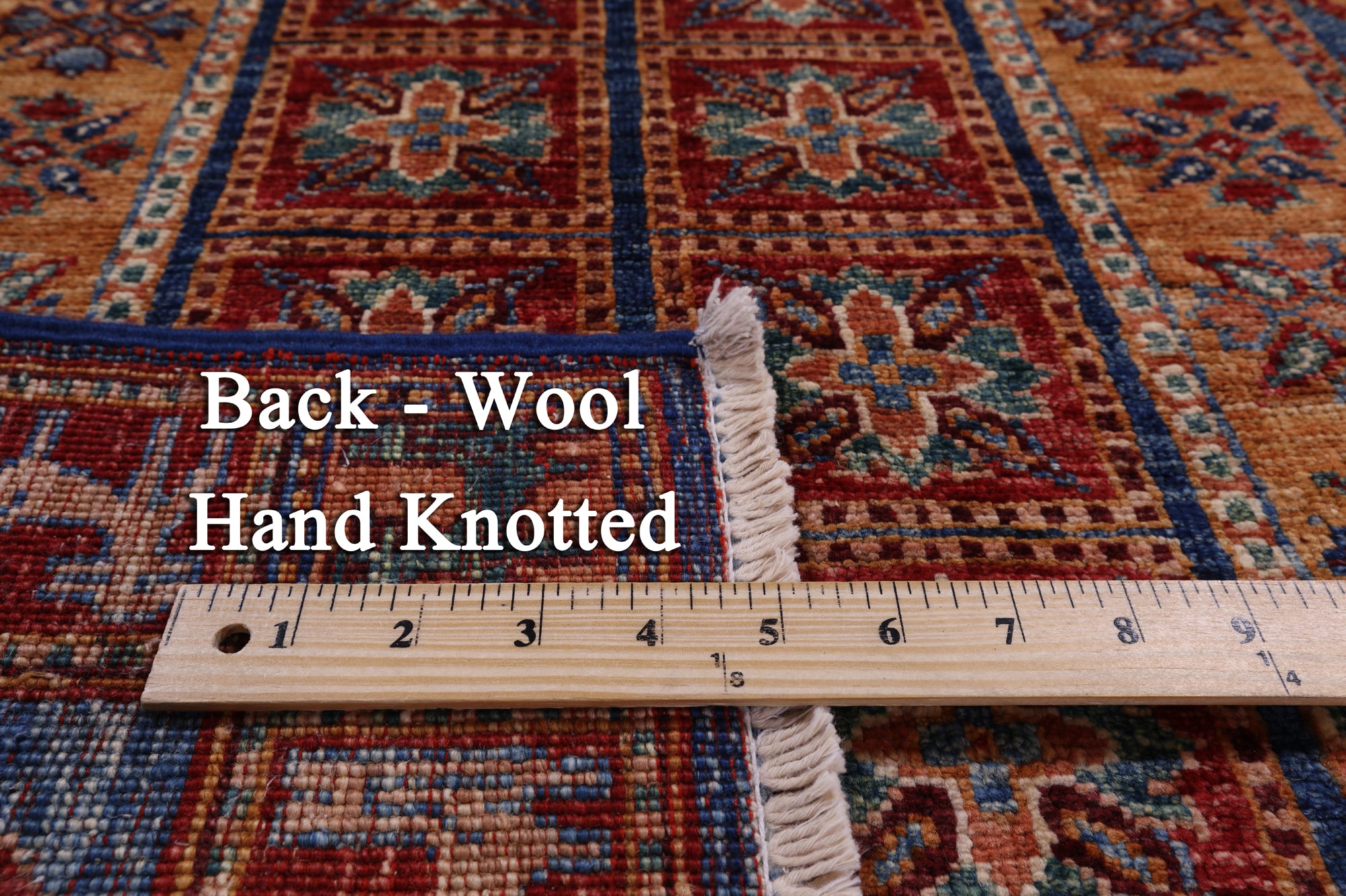Antiqued Pazyryk Historical Design Hand Knotted Wool Rug - 3' 3" X 5' 0" - Golden Nile