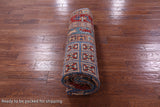 Antiqued Pazyryk Historical Design Hand Knotted Wool Rug - 6' 8" X 9' 11" - Golden Nile