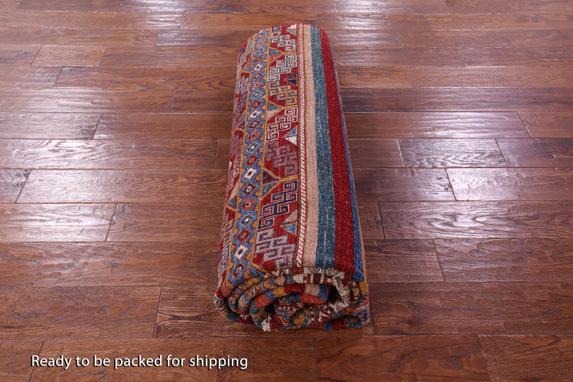 Khorjin Persian Gabbeh Hand Knotted Wool Rug - 6' 6" X 9' 7" - Golden Nile