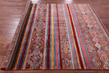 Khorjin Persian Gabbeh Hand Knotted Wool Rug - 6' 6" X 9' 7" - Golden Nile