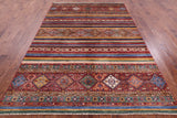 Khorjin Persian Gabbeh Handmade Wool Rug - 6' 8" X 9' 10" - Golden Nile