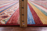 Khorjin Persian Gabbeh Handmade Wool Rug - 6' 8" X 9' 10" - Golden Nile