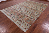 Tribal Persian Gabbeh Hand Knotted Wool Rug - 8' 3" X 11' 6" - Golden Nile