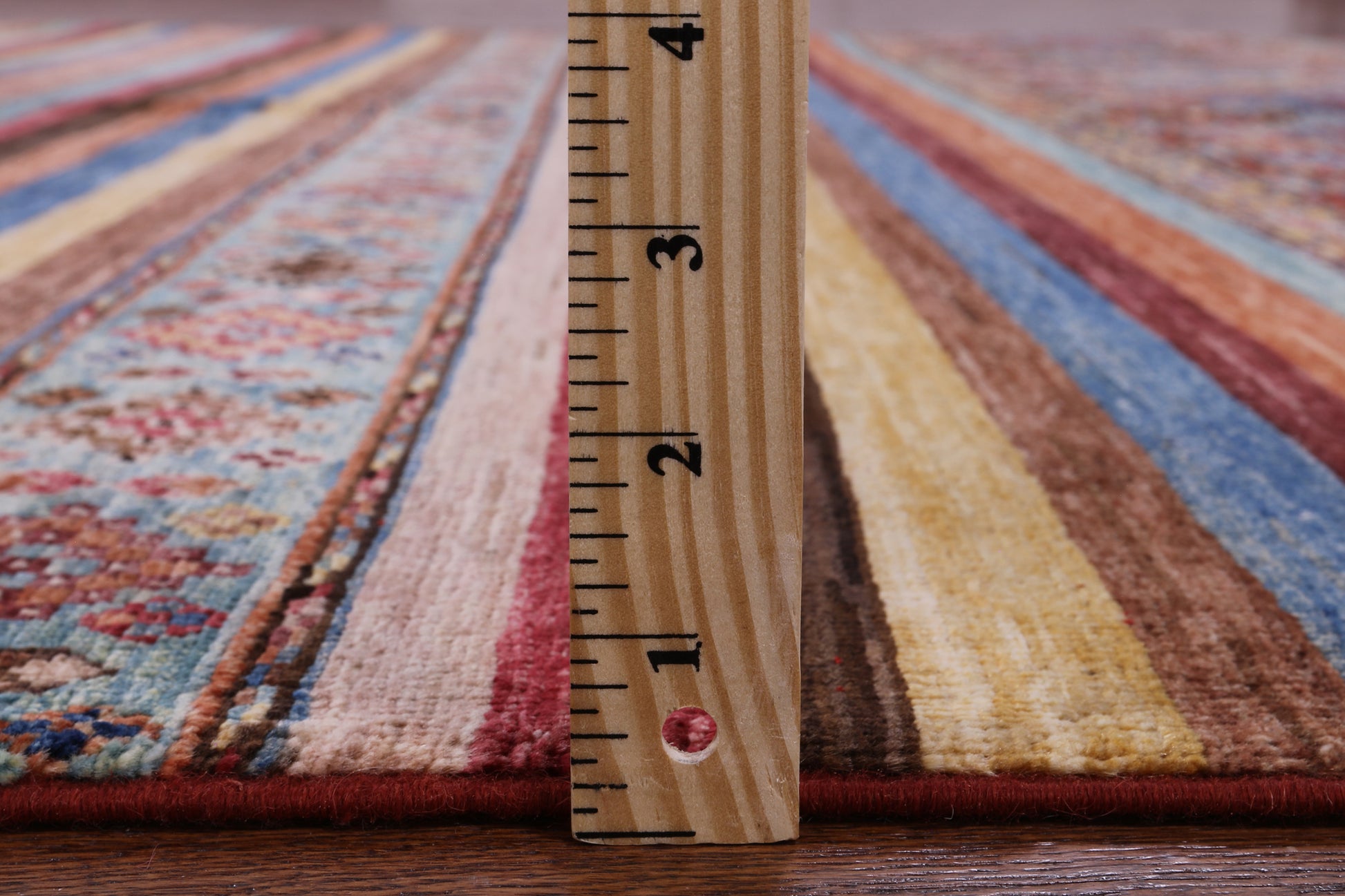 Khorjin Persian Gabbeh Hand Knotted Wool Rug - 6' 8" X 9' 10" - Golden Nile