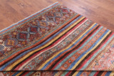 Khorjin Persian Gabbeh Hand Knotted Wool Rug - 6' 8" X 9' 10" - Golden Nile