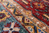 Khorjin Persian Gabbeh Hand Knotted Wool Rug - 6' 9" X 10' 1" - Golden Nile