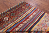 Khorjin Persian Gabbeh Hand Knotted Wool Rug - 6' 9" X 10' 1" - Golden Nile