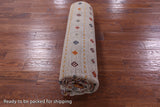 Khorjin Persian Gabbeh Hand Knotted Wool Rug - 6' 6" X 8' 2" - Golden Nile