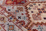 Khorjin Persian Gabbeh Hand Knotted Wool Rug - 6' 6" X 8' 2" - Golden Nile