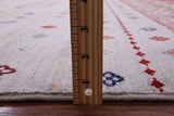 Khorjin Persian Gabbeh Hand Knotted Wool Rug - 6' 6" X 8' 2" - Golden Nile