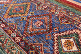 Khorjin Persian Gabbeh Hand Knotted Wool Rug - 5' 0" X 7' 2" - Golden Nile