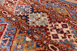 Khorjin Persian Gabbeh Handmade Wool Rug - 4' 9" X 6' 10" - Golden Nile