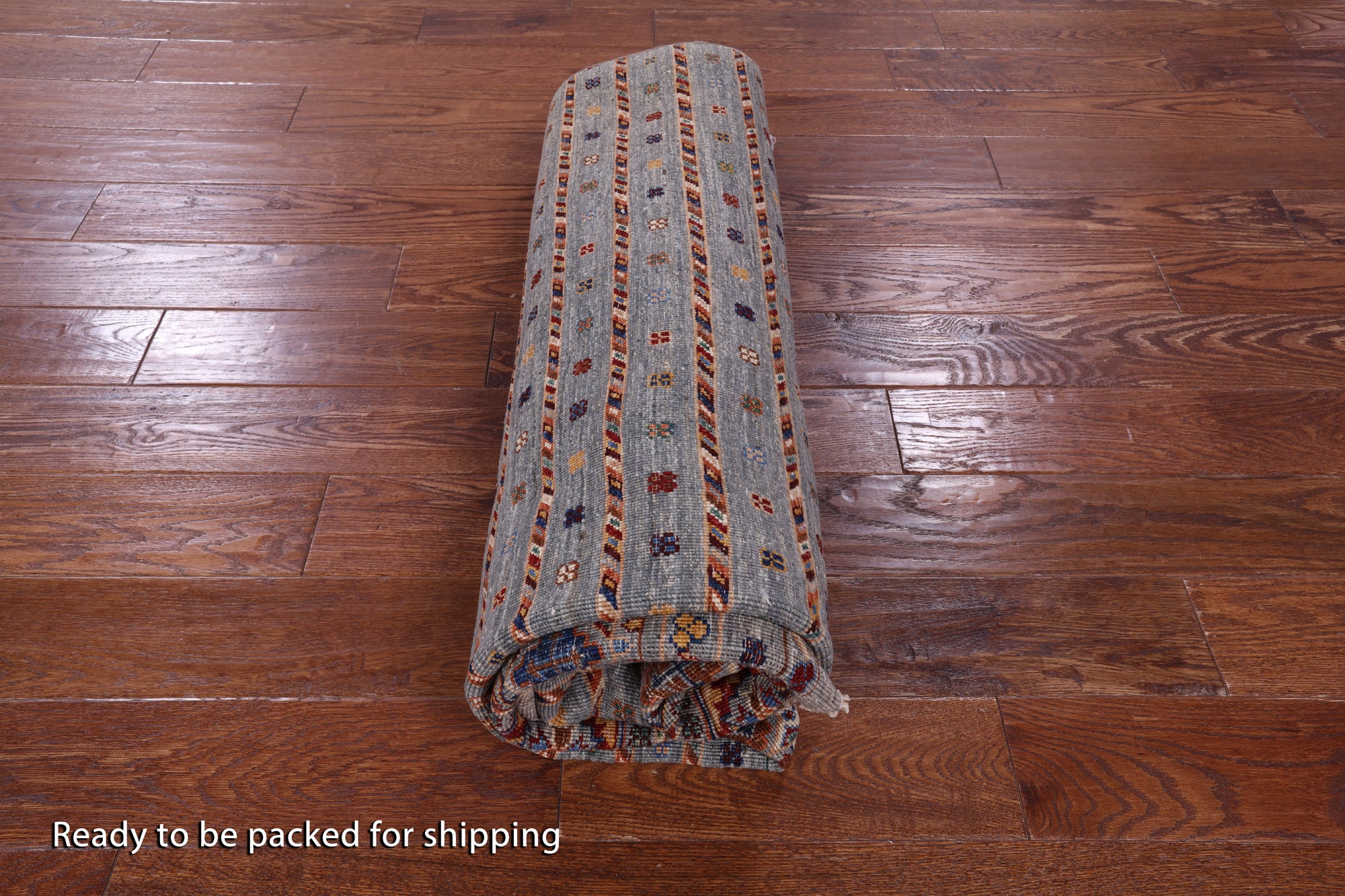 Khorjin Persian Gabbeh Hand Knotted Wool Rug - 5' 9" X 8' 3" - Golden Nile