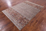 Khorjin Persian Gabbeh Hand Knotted Wool Rug - 5' 9" X 8' 3" - Golden Nile