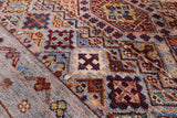 Khorjin Persian Gabbeh Hand Knotted Wool Rug - 5' 9" X 8' 3" - Golden Nile