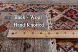 Khorjin Persian Gabbeh Hand Knotted Wool Rug - 5' 9" X 8' 3" - Golden Nile
