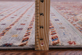 Khorjin Persian Gabbeh Hand Knotted Wool Rug - 5' 9" X 8' 3" - Golden Nile