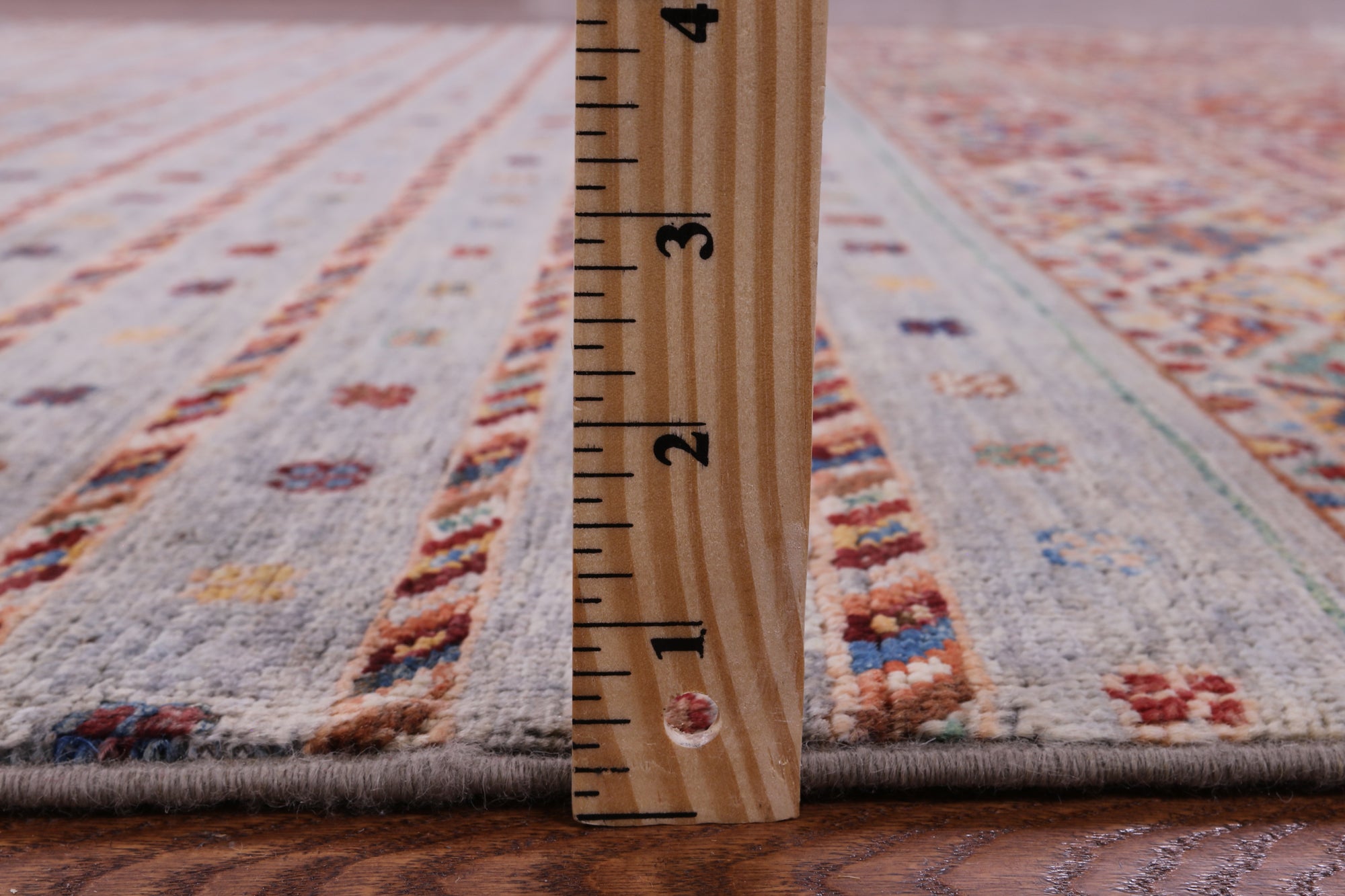 Khorjin Persian Gabbeh Hand Knotted Wool Rug - 5' 9" X 8' 3" - Golden Nile