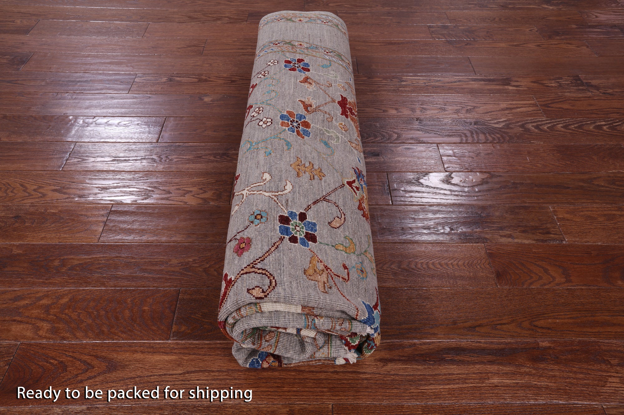 Peshawar Hand Knotted Wool Rug - 8' 0" X 9' 6" - Golden Nile
