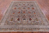 Peshawar Hand Knotted Wool Rug - 8' 0" X 9' 6" - Golden Nile