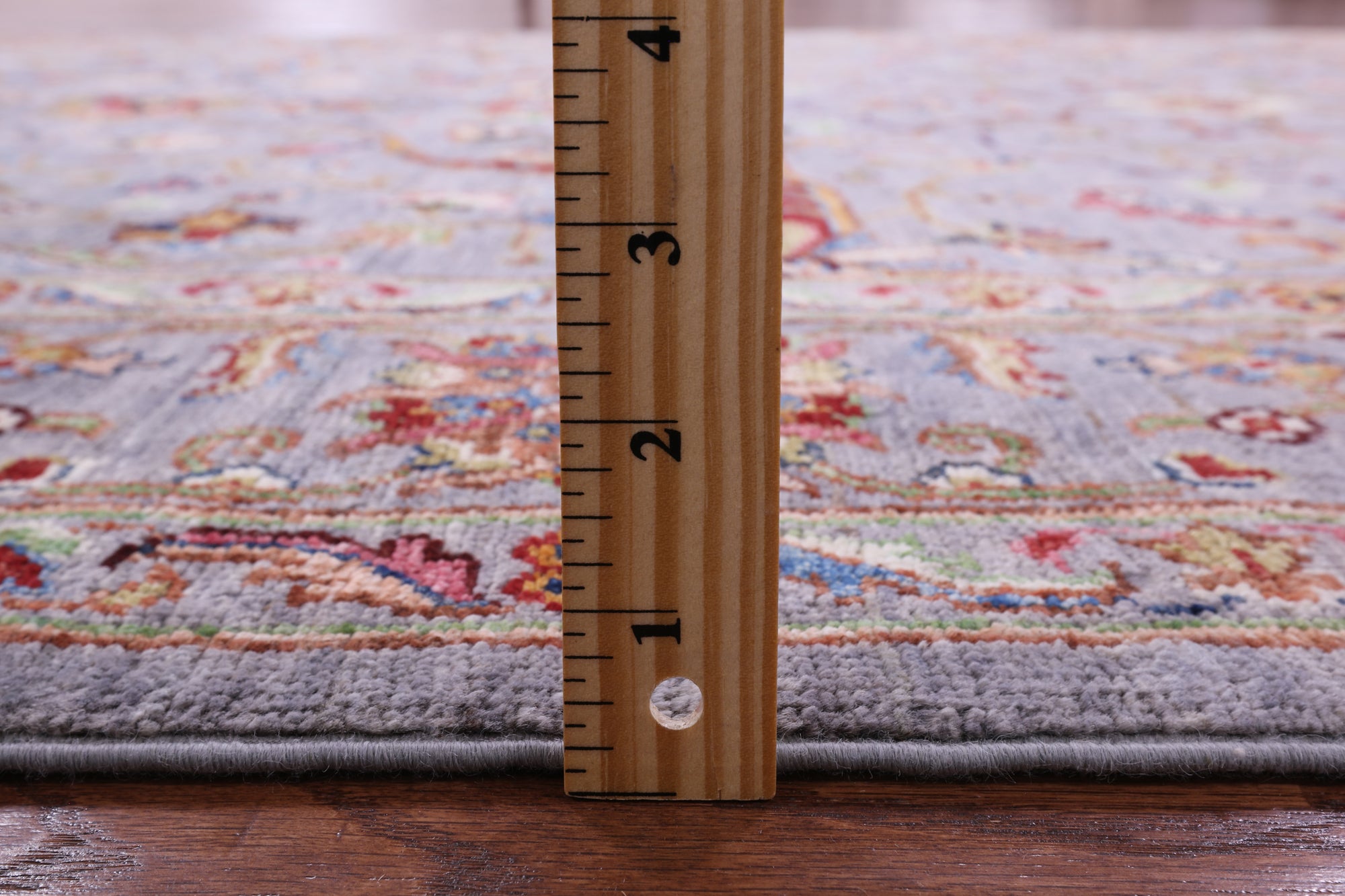 Grey Persian Tabriz Handmade Wool Rug - 5' 9" X 8' 1" - Golden Nile