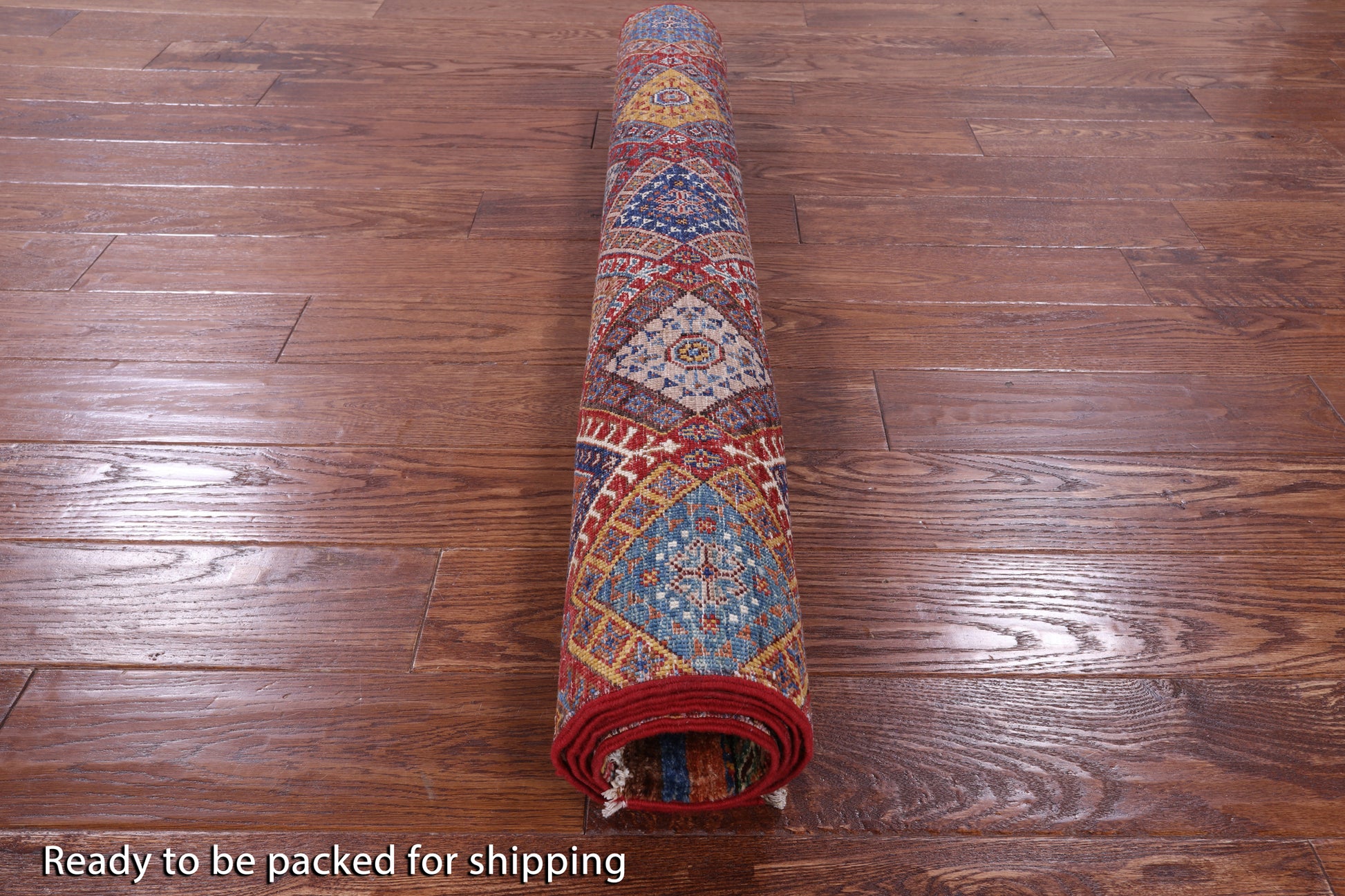 Khorjin Persian Gabbeh Hand Knotted Wool Rug - 3' 10" X 5' 2" - Golden Nile