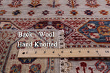 Khorjin Persian Gabbeh Hand Knotted Wool Rug - 3' 11" X 5' 10" - Golden Nile