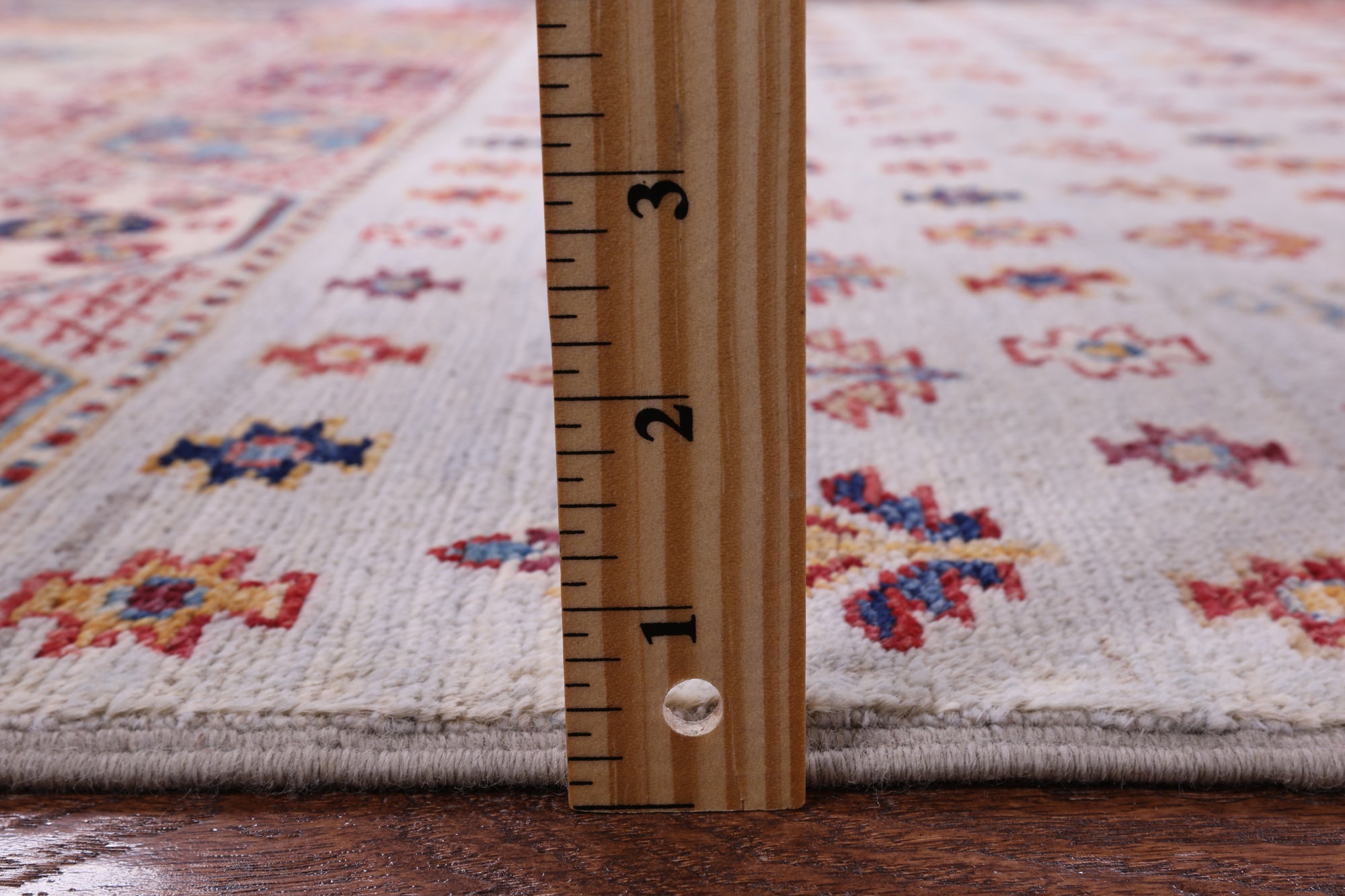 Khorjin Persian Gabbeh Hand Knotted Wool Rug - 3' 11" X 5' 10" - Golden Nile