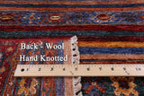 Khorjin Persian Gabbeh Hand Knotted Wool Rug - 4' 0" X 5' 9" - Golden Nile