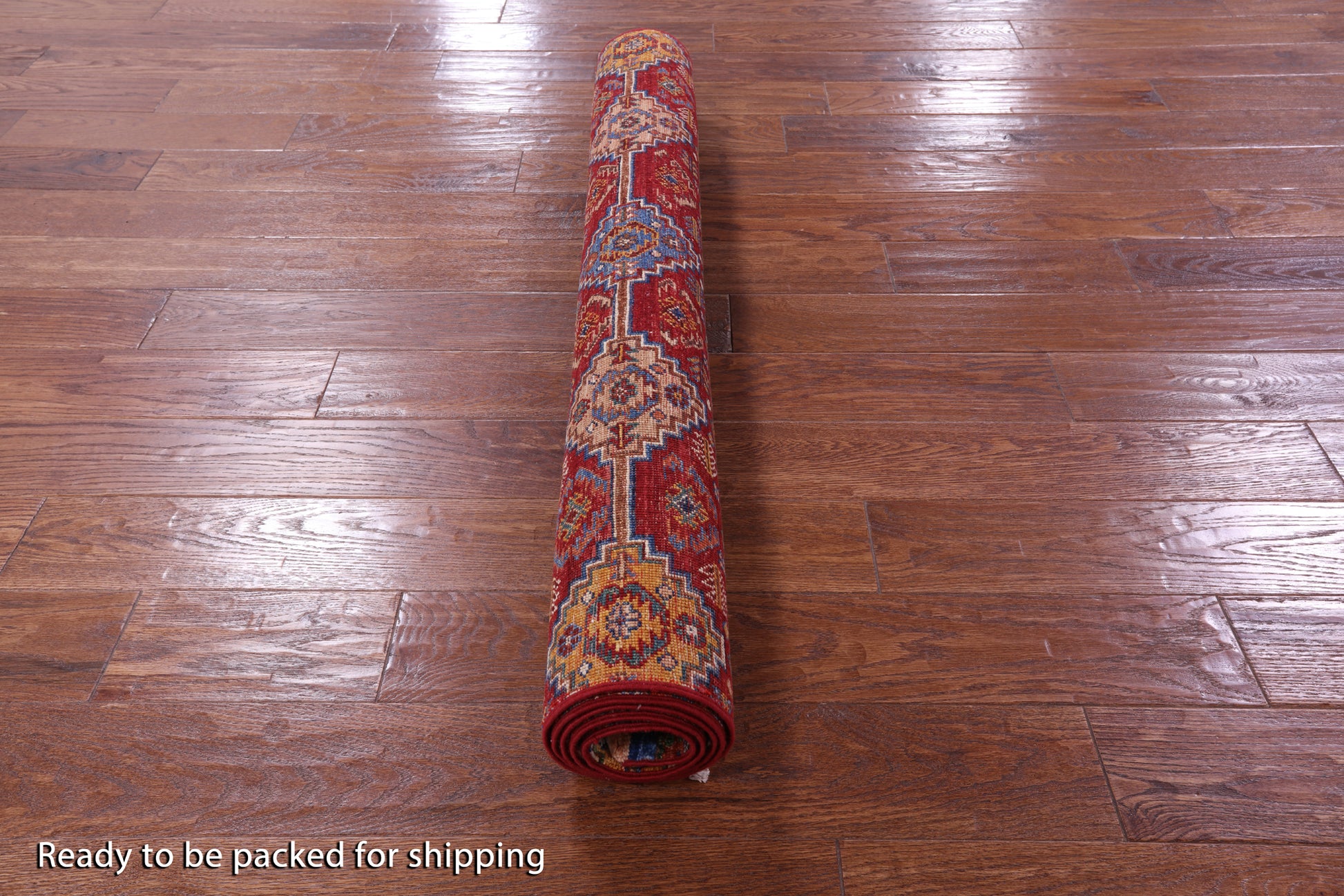 Khorjin Persian Gabbeh Hand Knotted Wool Rug - 4' 0" X 5' 9" - Golden Nile