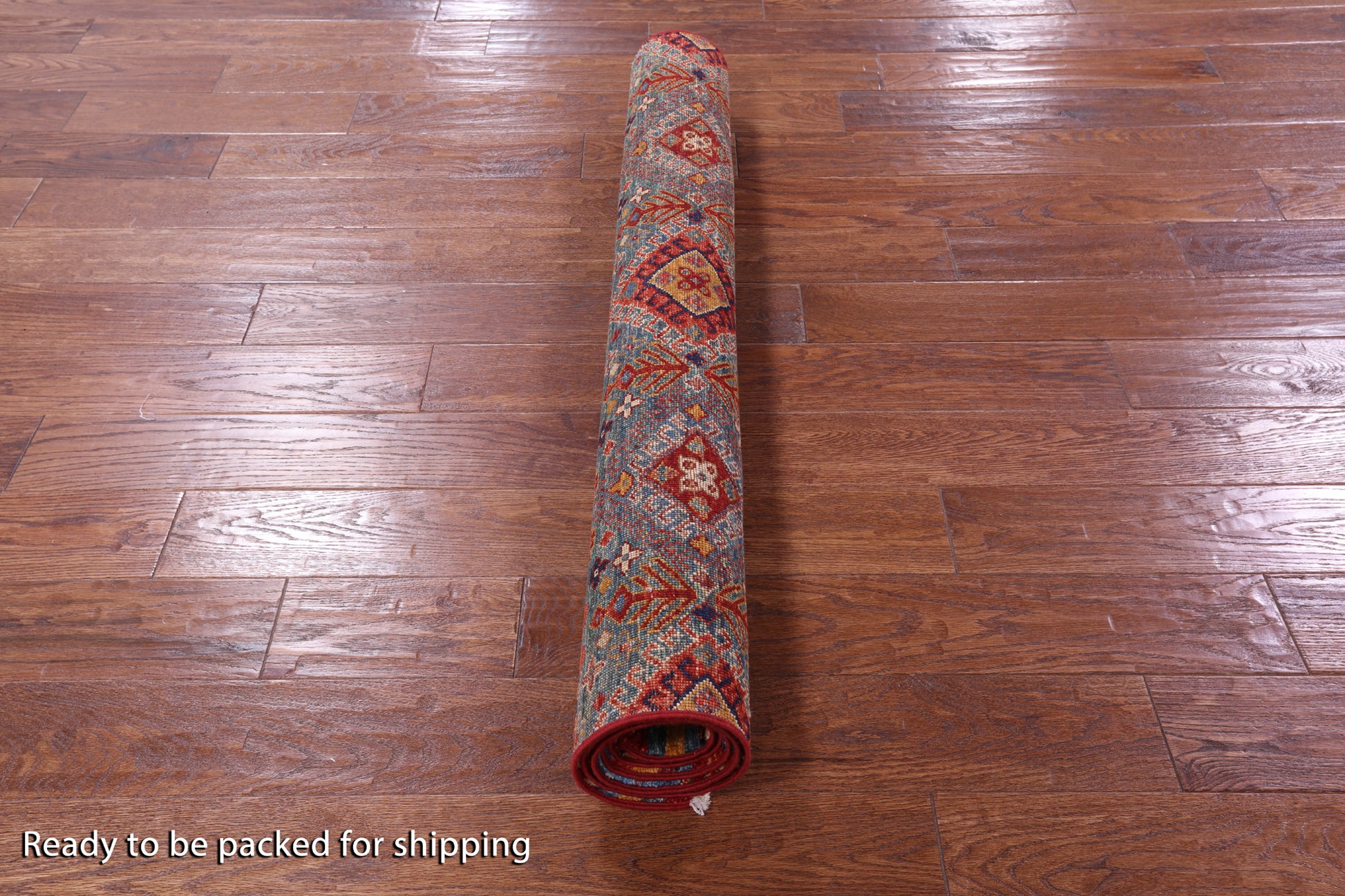 Khorjin Persian Gabbeh Hand Knotted Wool Rug - 4' 0" X 6' 0" - Golden Nile