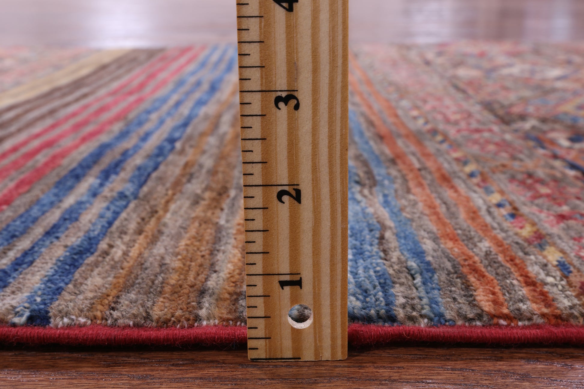 Khorjin Persian Gabbeh Handmade Wool Rug - 2' 8" X 3' 9" - Golden Nile