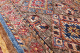 Khorjin Persian Gabbeh Handmade Wool Rug - 2' 8" X 3' 9" - Golden Nile